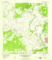 La Grange West 1958 topographic map thumbnail
