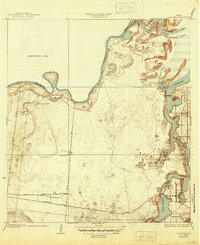 La Leona 1936 topographic map thumbnail