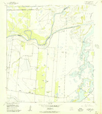 La Leona 1955 topographic map thumbnail