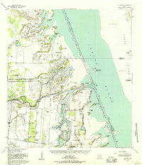 La Leona 1955 topographic map thumbnail