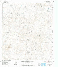 La Mota Mountain 1983 topographic map thumbnail