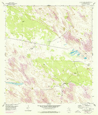 La Parra Ranch SW 1954 topographic map thumbnail