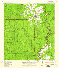 La Pryor 1939 topographic map thumbnail