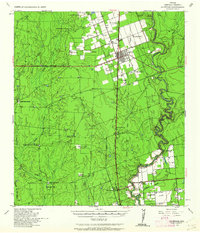 La Pryor 1939 topographic map thumbnail