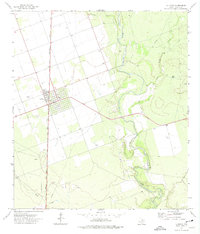 La Pryor 1972 topographic map thumbnail