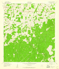 La Vernia SW 1958 topographic map thumbnail