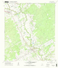 La Vernia 1962 topographic map thumbnail