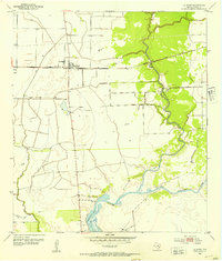 La Ward 1952 topographic map thumbnail