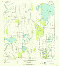 Laguna Atascosa 1956 topographic map thumbnail