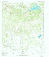 Lake Abilene 1967 topographic map thumbnail