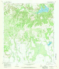 Lake Abilene 1967 topographic map thumbnail