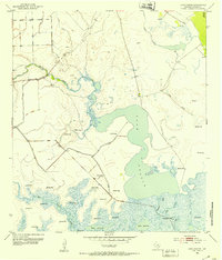 Lake Austin 1952 topographic map thumbnail