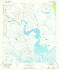 Lake Austin 1952 topographic map thumbnail