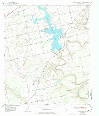 Lake Colorado City 1950 topographic map thumbnail