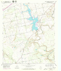 Lake Colorado City 1950 topographic map thumbnail