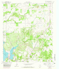 Lake Eddleman 1964 topographic map thumbnail
