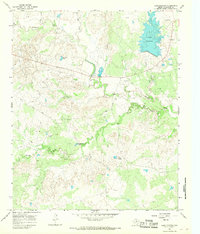 Lake Electra 1966 topographic map preview