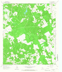 Lake Leon 1964 topographic map preview