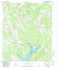 Lake Nacogdoches North 1983 topographic map preview