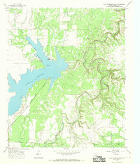 Lake Stamford East 1966 topographic map thumbnail