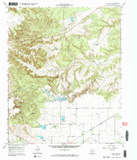 Lake Theo 1967 topographic map thumbnail