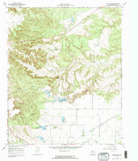 Lake Theo 1967 topographic map thumbnail