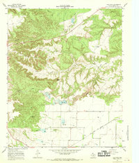 Lake Theo 1967 topographic map thumbnail
