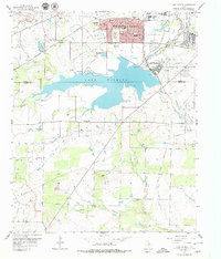 Lake Wichita 1956 topographic map thumbnail