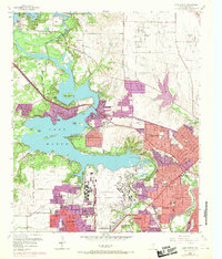Lake Worth 1955 topographic map thumbnail