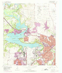 Lake Worth 1955 topographic map thumbnail