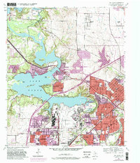 Lake Worth 1955 topographic map thumbnail