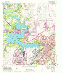 Lake Worth 1955 topographic map thumbnail