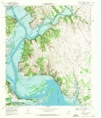 Lakeside Village 1968 topographic map thumbnail
