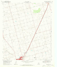 Lamesa North 1968 topographic map thumbnail