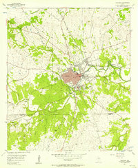 Lampasas 1954 topographic map preview