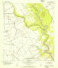 Lane City SE 1952 topographic map thumbnail