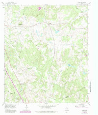 Lanely 1965 topographic map thumbnail