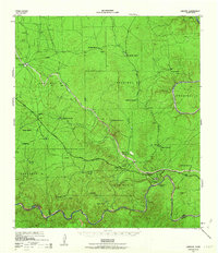 Langtry 1943 topographic map preview