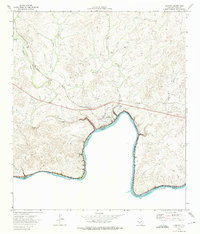 Langtry 1973 topographic map thumbnail
