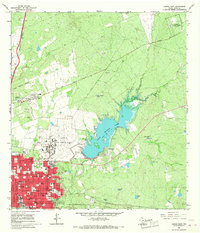 Laredo East 1965 topographic map thumbnail
