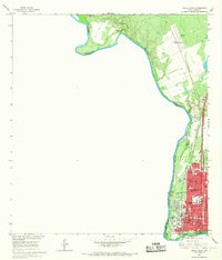 Laredo West 1965 topographic map thumbnail