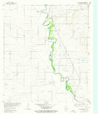 Las Conchas 1980 topographic map thumbnail