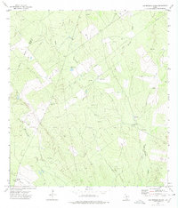 Las Escobas Ranch 1972 topographic map thumbnail