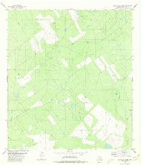 Las Ovejas Creek 1980 topographic map thumbnail