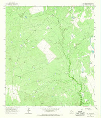 Las Tiendas 1965 topographic map thumbnail