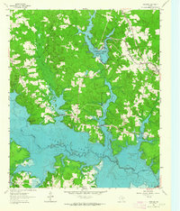 Lassater 1961 topographic map thumbnail