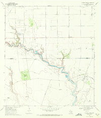 Laureles Ranch 1969 topographic map thumbnail