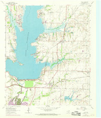 Lavon 1963 topographic map thumbnail