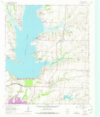 Lavon 1963 topographic map preview