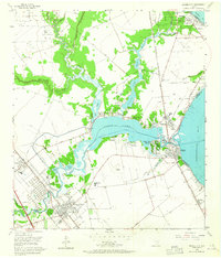 League City 1955 topographic map thumbnail